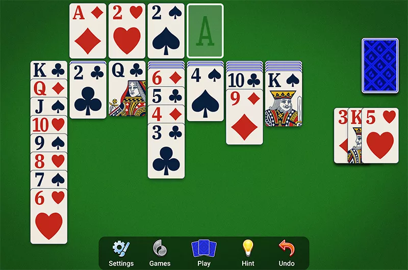 เกมไพ่ solitaire เล่นยังไง - "How to play solitaire card game"