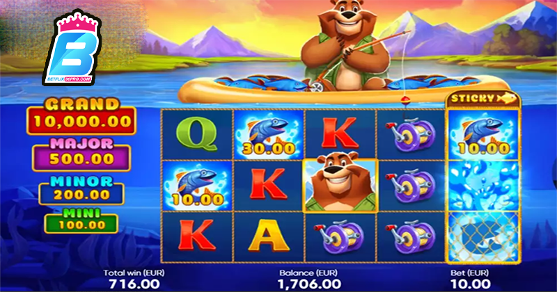 เกมสล็อต Fishin Bear-"Fishin Bear slot game"